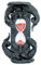 Double Dragon Red Stonelike Sand Sandtimer Hourglass by PTC