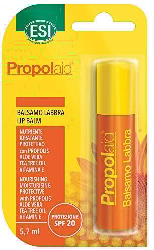 Honey Lip Balm with Propolis, Aloe Vera, Tea Tree Oil Vitamin E | Natural Protection Sun Protection SPF20 | ESI - Propolaid - 5.7ml