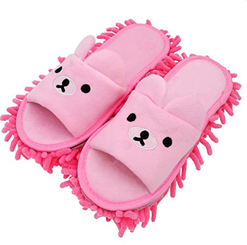 Selric Super Chenille Microfiber Washable Mop Slippers Shoes for Kids, Floor Dust Dirt Hair Cleaner, Multi-sizes Multi-Colors Available