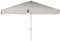 Nexos Sonnenschirm Marktschirm Ø 3,80m weiß 8 Rippen Kurbel Stand-Sonnenschirm Sonnenschutz Garten Camping Terrasse Gestänge aus Aluminium Stahl