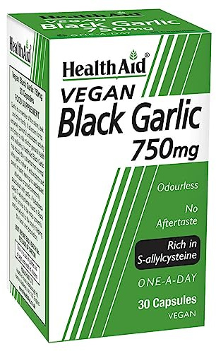 Black Garlic 750mg NEW 30 capsule by Health Aid…