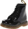 Dr. Martens - BROOKLEE Patent BLACK Lace Boot, Stivali per bambine e ragazze, colore nero (Noir (Black Patent Lamper)) taglia 27