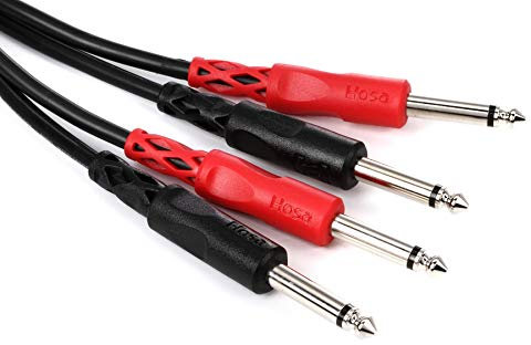 Hosa CPP-201, Stereo Interconnect, Dual 1/4 in TS to Same, 1 m