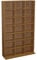 Pigeon Hole - 588 CD / 378 DVD Blu-ray Media Storage Unit - Oak