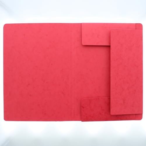 Pagna Eckspanner A4 Karton 335 g/qm mit Klappen rot