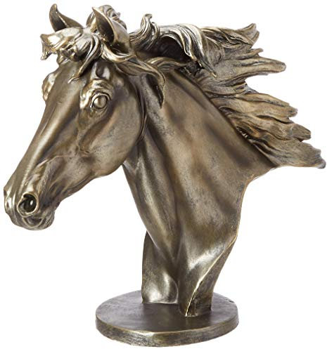 Design Toscano Majestätischer Hengst, Pferdestatue