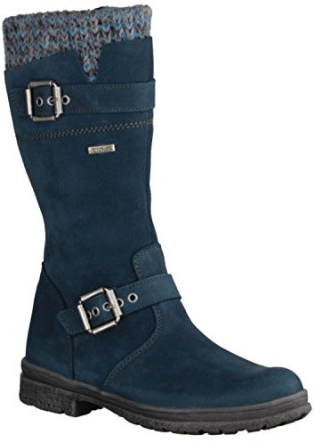 Däumling Mädchen Alia Kurzschaft Stiefel, Blau (Denver Petrol 50)