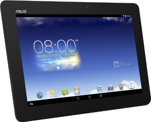 Asus MeMoPad FHD10 ME302KL-1B007A LT Tablette Tactile 10,1 (25,65 cm) Intel Atom Z2560 1,5 GHz 16 Go Android Jelly Bean 4.1.2 Wi-Fi Bleu - Clavier QWERTY Anglais