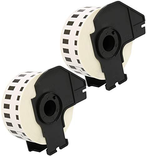 2 x DK-22214 12mm x 30.48m Endlos-Etiketten kompatibel für Brother P-Touch QL-500 QL-500A QL-550 QL-560 QL-570 QL-700 QL-710W QL-720NW QL-800 QL-810W QL-820NWB QL-1050 QL-1050N QL-1100 QL-1110NWB