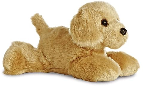 Aurora World 31294 Mini Flopsie Golden Retriever Plush Toy , Brown