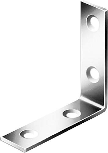Stuhlwinkel verzinkt, Breite : 18 mm, Schenkellänge : 60 mm, VPE: 100