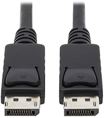 Eaton USB-C a DisplayPort (M/M), USB 3.1 Gen 1, cable adaptador DisplayPort, Thunderbolt 3, 4K 60Hz, Negro, 10 pies / 3 metros (U444-010-DP)