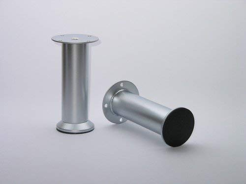 SOTECH Möbelfüsse Möbelfuß 120 mm Ø 35 mm Höhenverstellbar Chrom matt