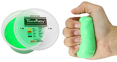 CanDo Antimikrobielle CanDo TheraPutty-Knetmasse - 450 g - grün (medium)