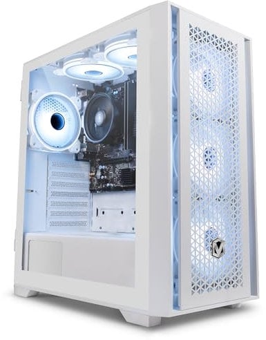 Vibox I-13 White Gaming PC • AMD Ryzen 3 3200G 4.0GHz • Radeon Vega 8 • 16GB RAM • 480GB SSD • Windows 11 • WiFi • Prebuilt
