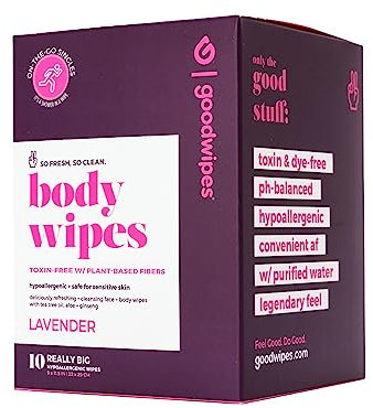 GoodWipes deodorising body wipes for woman 10ct