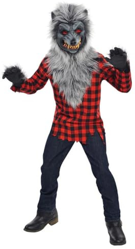 amscan Childs Boys Hungry Howler Werewolf Halloween Fancy Dress Costume