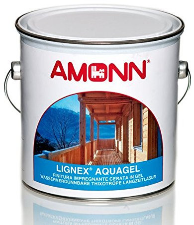 Finitura impregnante cerata in gel Amonn Lignex Aquagel - Wengè, 0,75 l