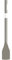 Bosch 1x PRO Hex 19-4C Spatmeißel (für Ziegelstein, Mörtel, Ø mm, Professional Zubehör Abbruchhammer)
