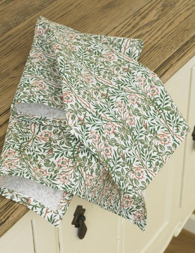 Licensed William Morris Sweet Briar 100% Cotton Floral Tea Towel