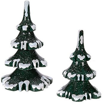 Hubrig Winterkinder Winterbaum 2er Set Erzgebirge
