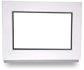 Kellerfenster - Kunststoff - Festverglasung (FIB) - weiß - BxH 90x80cm - 70mm Profil - 2-fach-Verglasung - Wunschmaße möglich