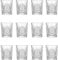 12 x Vasos de Whisky, Tumbler, Vidrio, 35 cl, 9 cm de diámetro, Altura: 120 mm