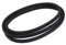 sourcing map A16062000ux0181 V Ceinture A76 193 cm X 1/5,1 cm YD machine tondeuse à gazon tracteur Courroie trapézoïdale Noir