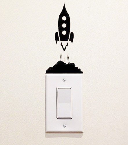 Pegatina de pared con interruptor de luz para habitación de niños, 7 cm x 17 cm de alto..UKSELLINGSUPPLIERS