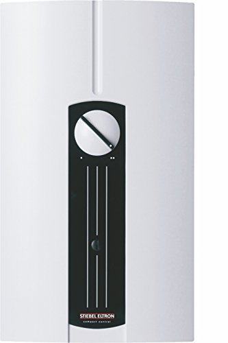 STIEBEL ELTRON Chauffe-eau hydraulique compact DHF 13 C pour la cuisine, 13 kW, alimentation forte 400 V, montage sur évier, 74301