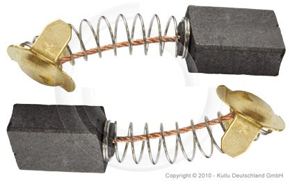2x Kohlebürsten Kohlestifte Kohlen für Hitachi/Hikoki 7x12x17/18,5 mm (999038)