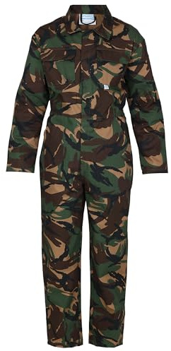 Fort - Tearaway Junior Coverall - Junior Kids Overall - Features Velcro Fastening -Secure Pockets - Durable - Kids Boiler Suit - Handy Overalls for Children