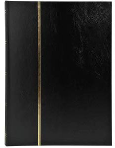 Exacompta Briefmarkenalbum 16,5x22,5cm 32 Seiten schwarz