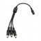 3 Fach DC Verteiler 1 zu 3 für LED Leiste, TV, Video Verbinder Adapter Kupplung für Trafo Netzteil LED Strip Leiste Streifen