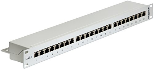 DeLOCK 19 Patchpanel 24 Port Cat.6