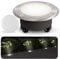 SSC-LUXon Bodeneinbauleuchte LED VISKOS für Außen IP67 rund mit Durchgangsverdrahtung - Bodenlampe inkl. GX53 LED 5W neutralweiß 230V