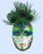 Relieff. Venezian. Maske Hohlform, 2-teilig