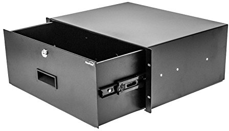 NavePoint Server Cabinet Case 19 pollici Rack Mount DJ Blocco Cassetto profondo con chiave 4U