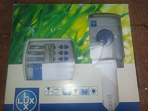 LUX TOOLS - CENTRALINA CON SENSORE DI UMIDITA' + SET DI IRRIGAZIONE DIGITALE - FINO A 6 CICLI IRRIGAZIONE AL GIORNO