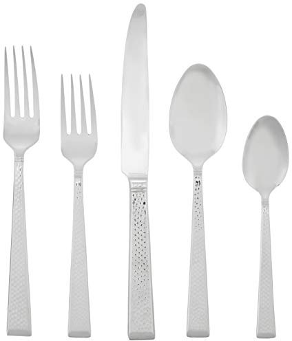 Mikasa 5154346 Kyler 20-Piece Stainless Steel Flatware Set, Service for 4