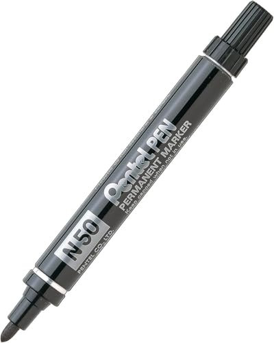 Pentel N50-AE Aluminiumgehäuse, 1 Stück schwarz