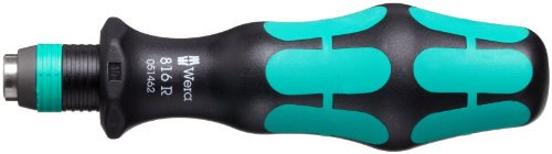 Wera Kraftform 800 Serie Sechseck bitholding Schraubendreher, 119mm Blader, Rapidator Quick-Release Chuck, 1