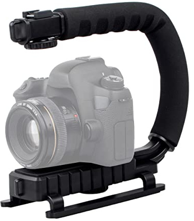 ayex Kamera-Stabilizer Handgriff für stabile Videoaufnahmen Camcorder DSLR Kompaktkamera SB-C001