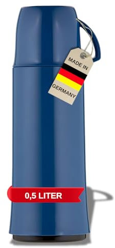 Helios Elegance - Bottiglia isolante, 0,5 l, colore: Blu