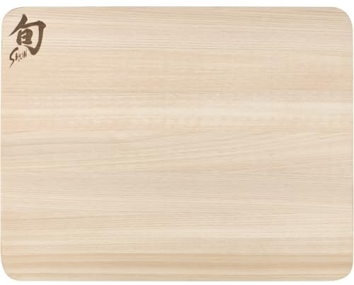 KAI Shun Planche à Découper Hinoki, taille S - cyprès japonais - dimensions 27,5 x 21,5 x 1 cm planche à découper planche en bois pour découper