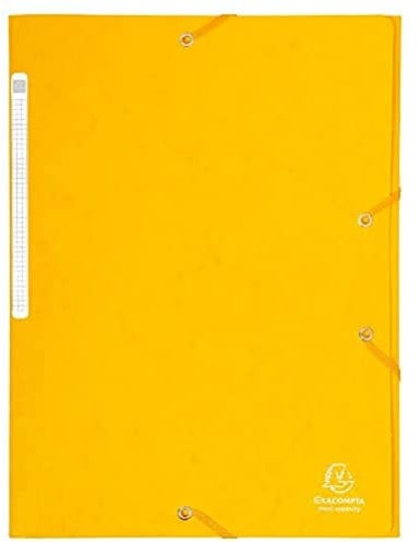 Exacompta - Réf. 5759E - 1 Protège-documents Kreacover Chromaline - 50 pochettes cristal lisse - 100 vues - pour A4 - dim 24 x 32 cm - couverture en polypro semi-rigide - 5 couleurs aléatoires