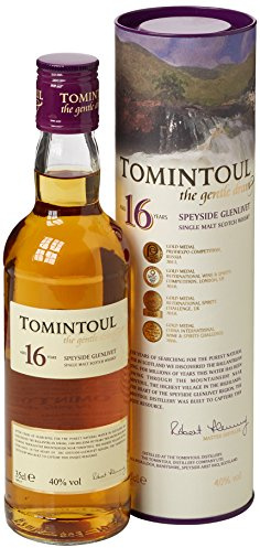 Tomintoul 16 Year Old Single Malt Scotch Whisky, 35 cl