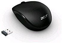 Acer Wireless Maus RF2.4 (kabellos, optische Maus, ergonomisches Design, langanhaltender Komfort) schwarz