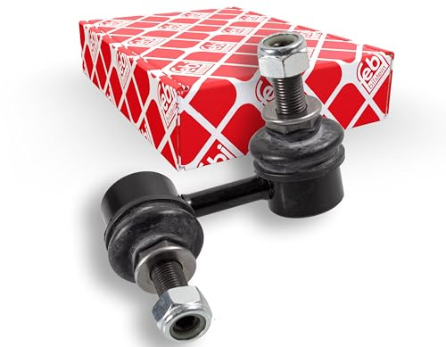 febi bilstein 34717 Verbindungsstange mit Sicherungsmuttern, 1 Stück | Kompatibel mit: NISSAN PATHFINDER III
