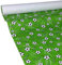 JUNOPAX 47930571 Papiertischdecke 50m x 0,75m Fußball Soccer Football nass- und wischfest